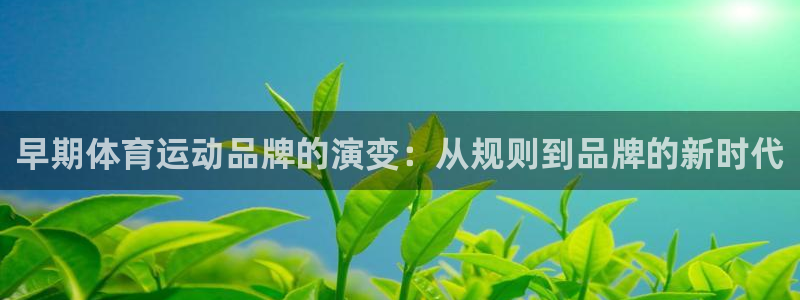 球王会体育：早期体育运动品牌的演变：从规则到品牌的新时代