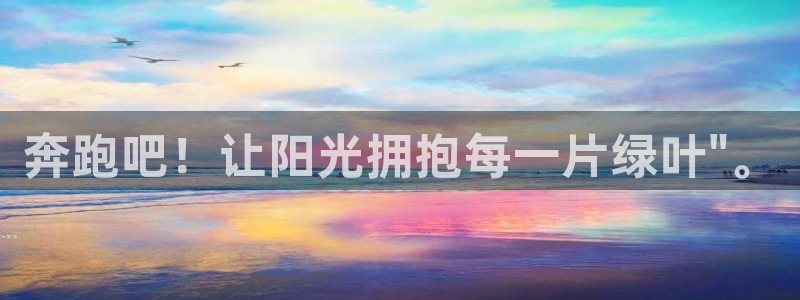 球王会体育：奔跑吧！让阳光拥抱每一片绿叶\